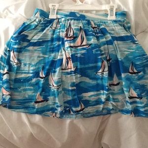 LC Lauren Conrad Sailboat Skirt